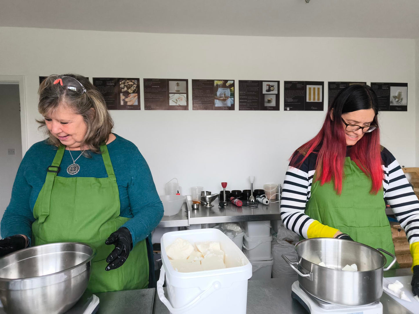 Natural Soap Making Class with our Founder