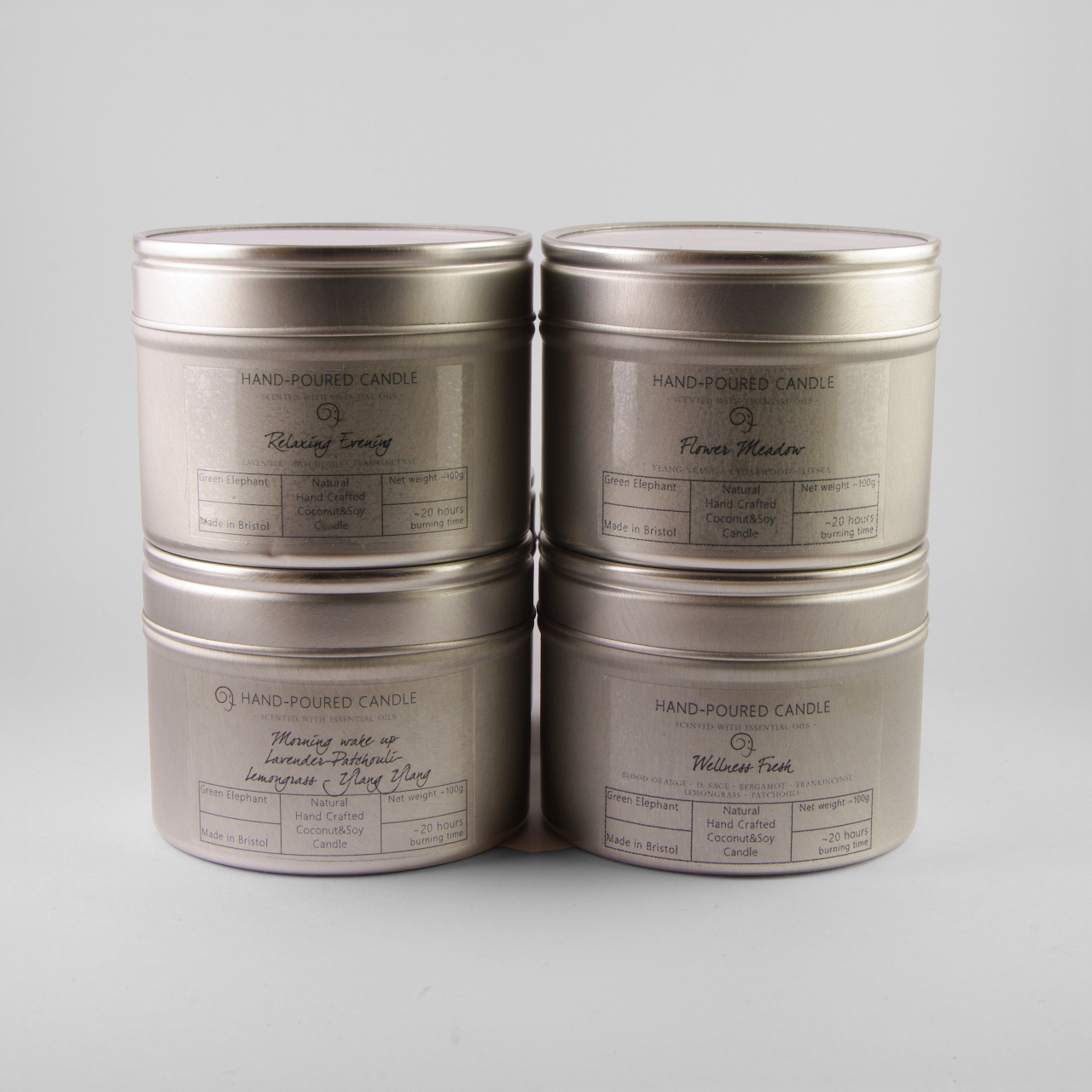 Tin Candle - Wellness Fresh