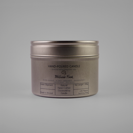 Tin Candle - Wellness Fresh