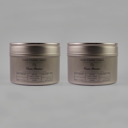 Tin Candle - Flower Meadow